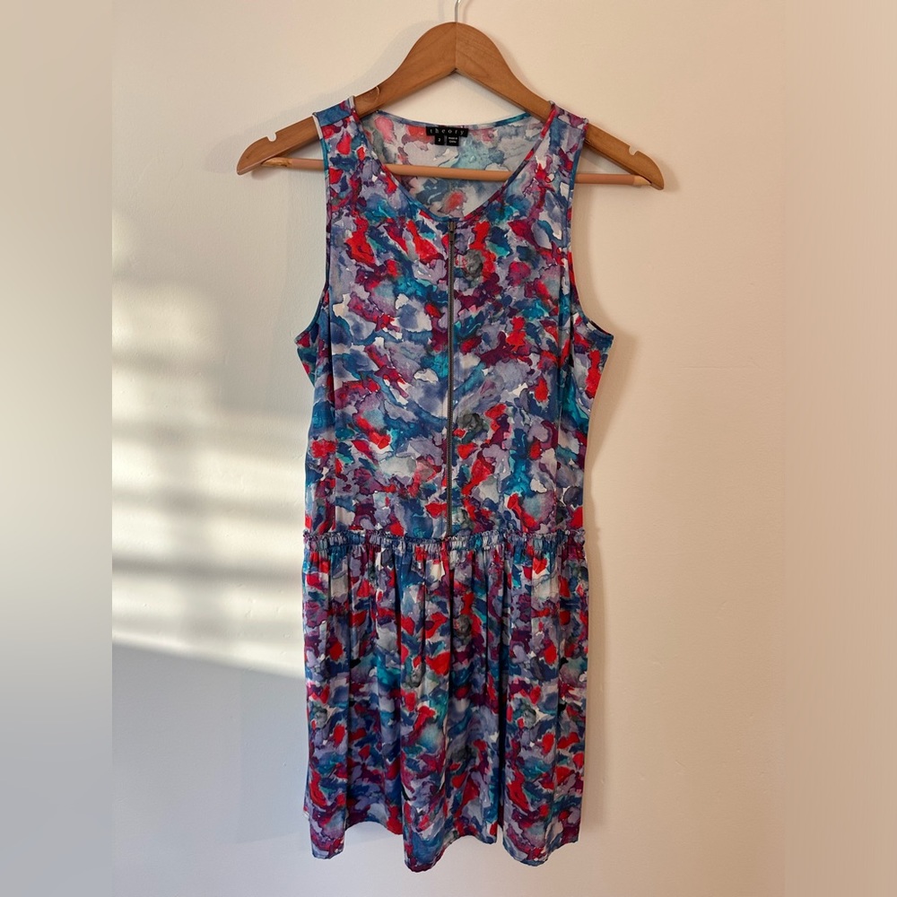 Theory silk blend dress